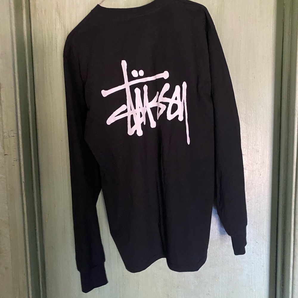 Stussy Black Long Sleeve Shirt